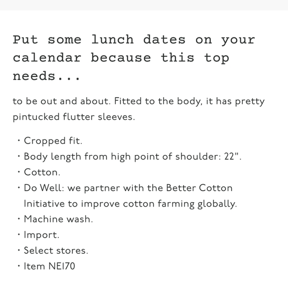 LIKE NEW Madewell Lucie Flutter-Sleeve Smocked Bodice Top in Fig - Picture 6 of 14